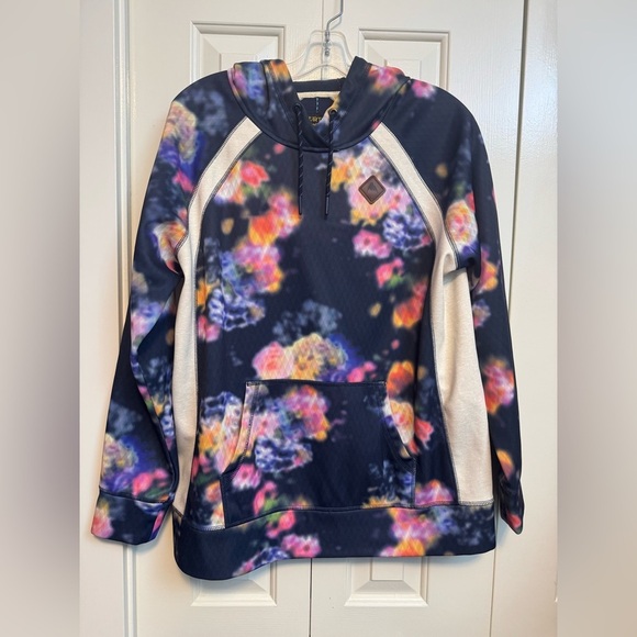 Burton Heron floral prism fleece pullover - Picture 2 of 9